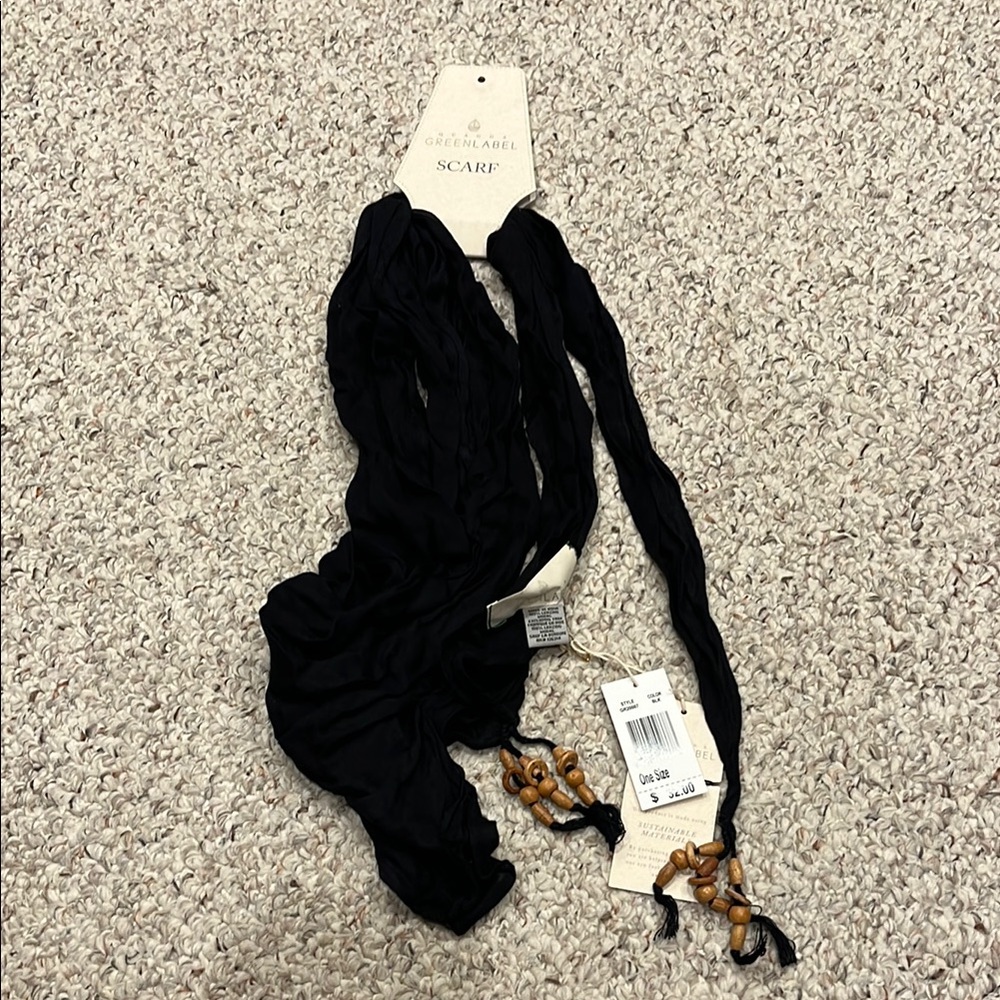 NWT Quagga Green Label Fashion Scarf Modal Beaded